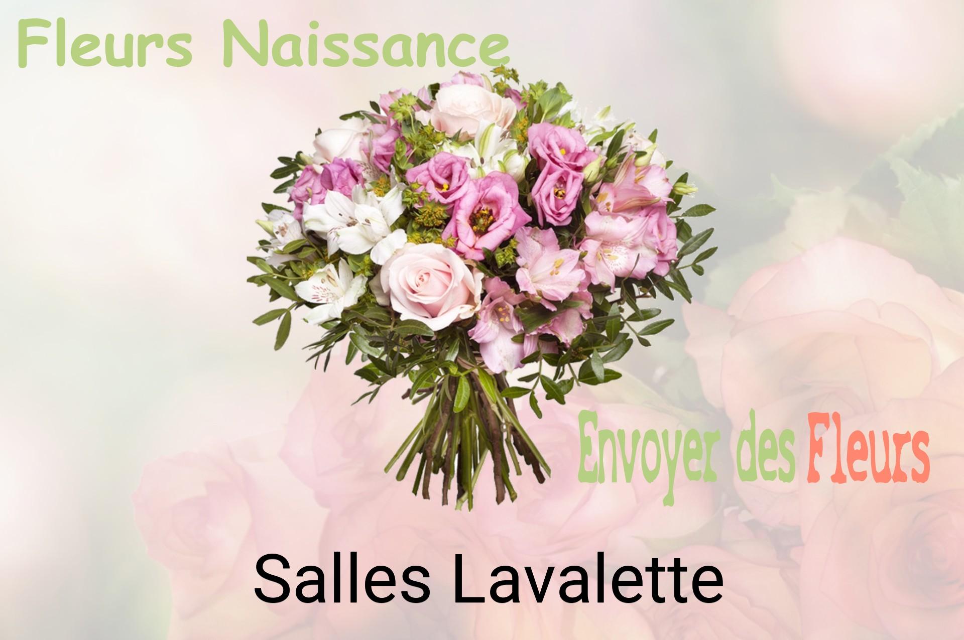 Bouquet de fleurs de naissance livré à Salles-Lavalette